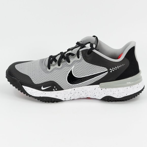 Nike Alpha Huarache Elite 3 Turf 'Light Smoke Grey Black' CK0748-011 Baseball - Picture 5 of 8